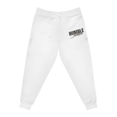 White Humble joggers