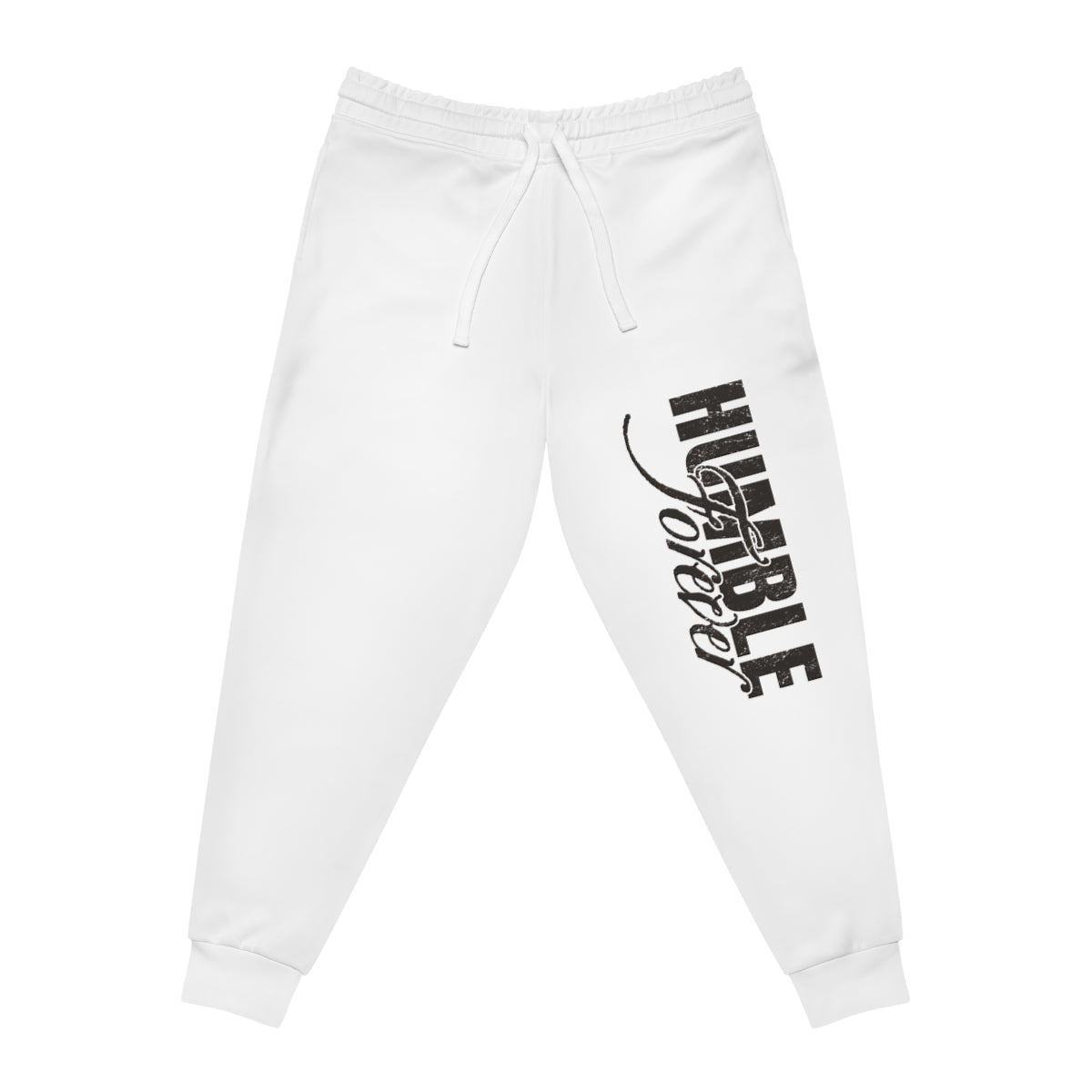 Humble White Joggers