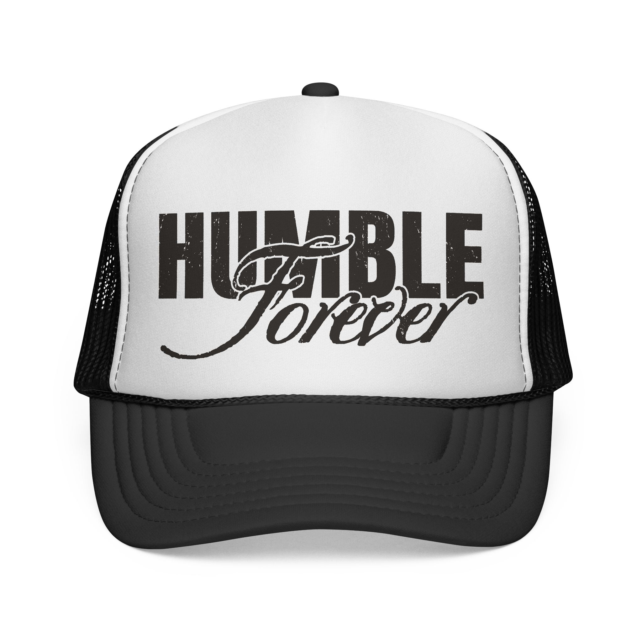 Humble Trucker Hat (White/Black)
