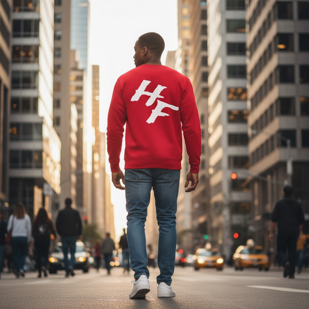 Red Humble Crew neck