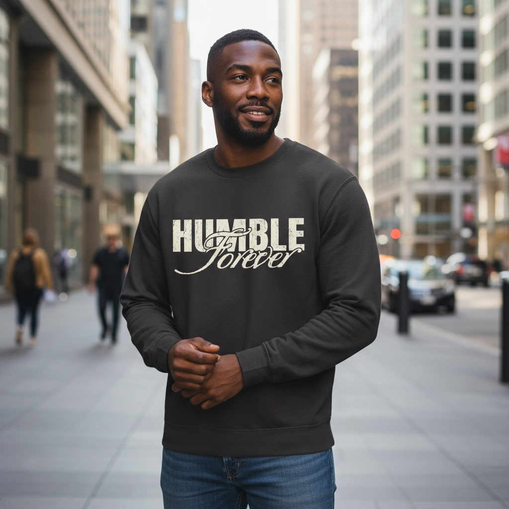 Black Humble Crew Neck