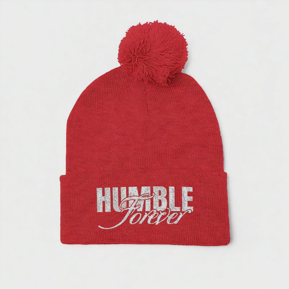Embroidered Hat (Red)